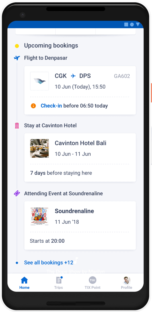 Tiket.com feature showcase 5