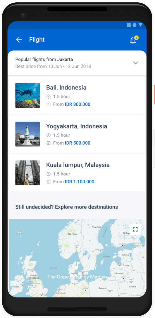 Tiket.com feature showcase 9