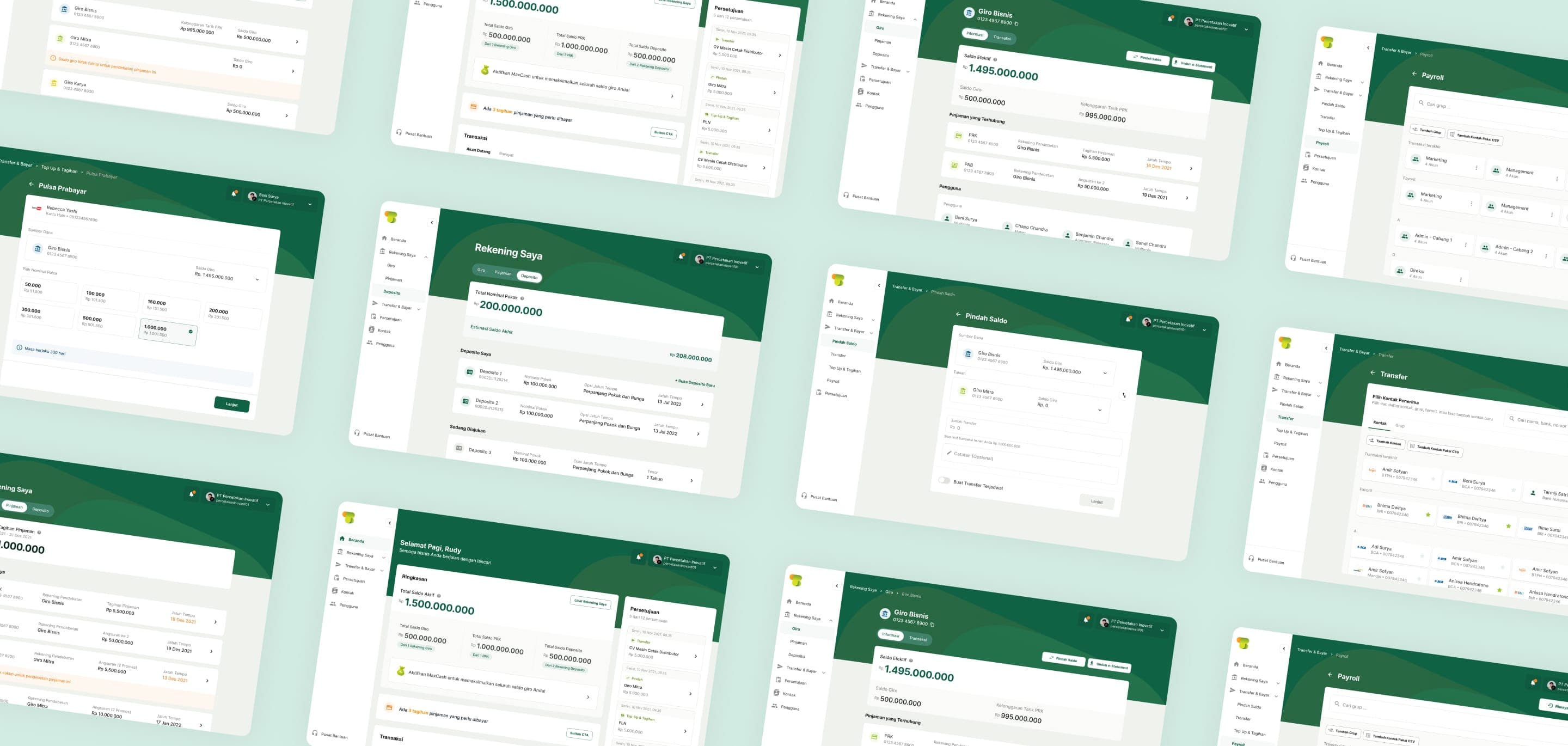 BTPN TouchBiz App Screenshots